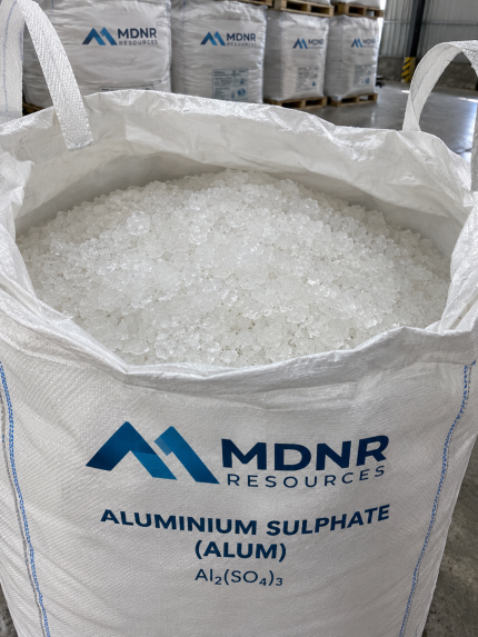 Aluminium Sulphate (Alum) in MDNR Resources jumbo bag