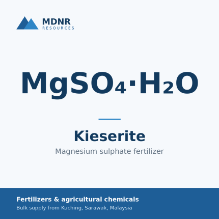 Kieserite (Magnesium Sulphate) fertilizer - MDNR Resources